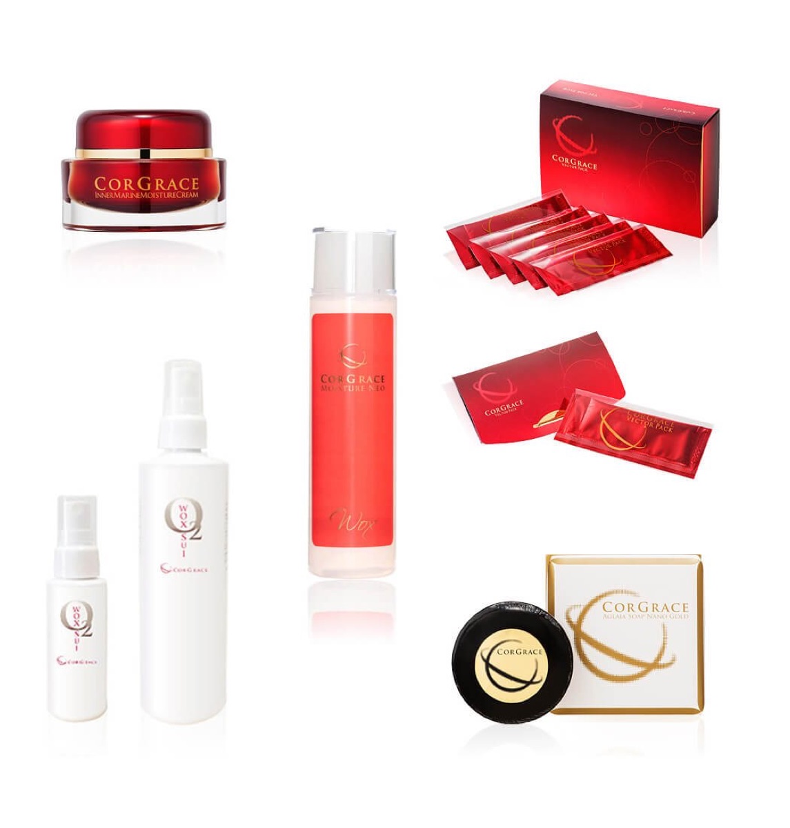 CORGRACE skincare products