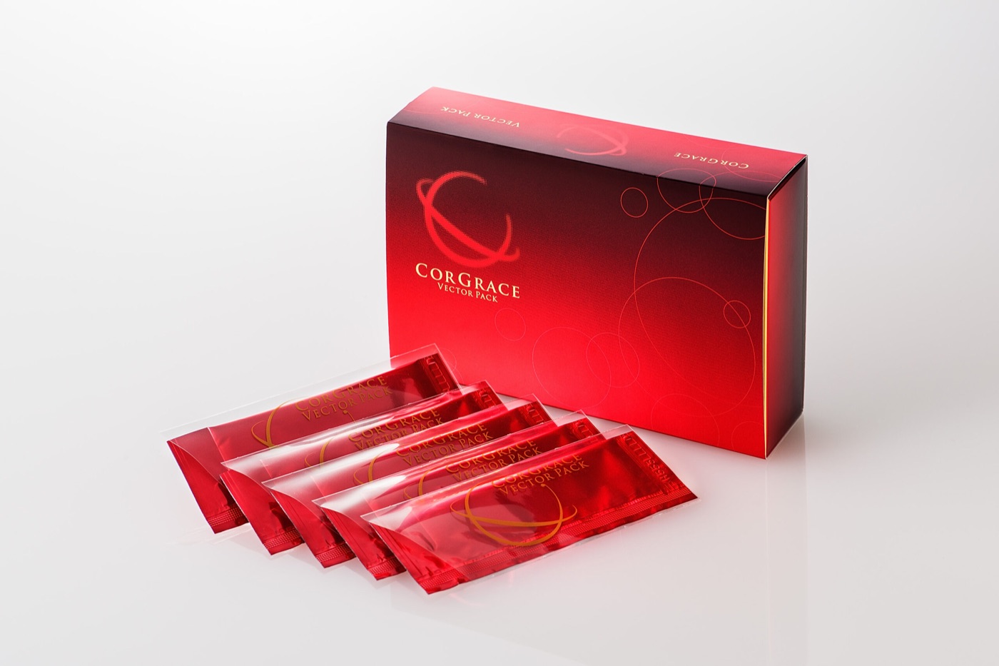 CORGRACE Vector Pack face mask box and sachets